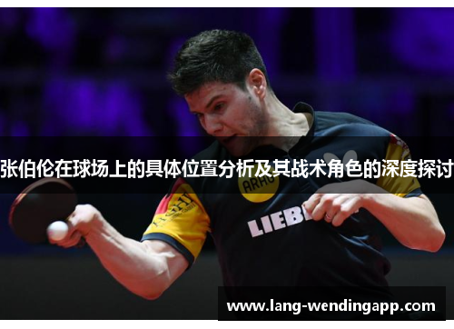 张伯伦在球场上的具体位置分析及其战术角色的深度探讨