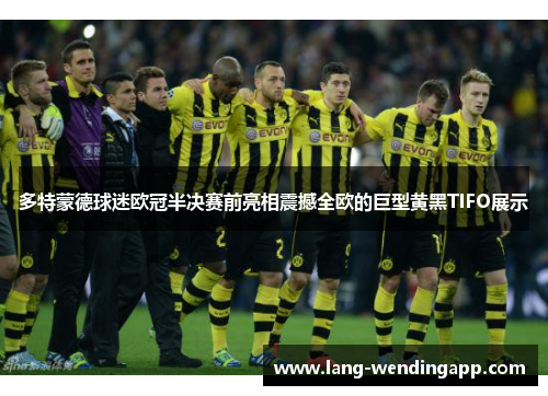 多特蒙德球迷欧冠半决赛前亮相震撼全欧的巨型黄黑TIFO展示 多特蒙德球迷欧冠半决赛前亮相震撼全欧的巨型黄黑TIFO展示
